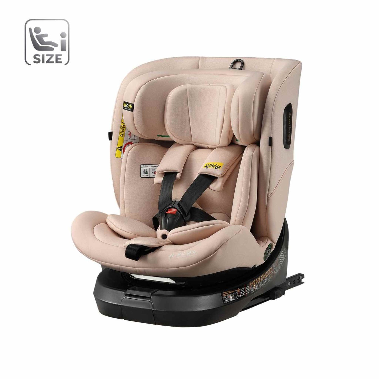 JoviKids Ranger TT 360 Spin ISOFIX Car Seat R129 i-Size Birth to 12 Years Rosewood