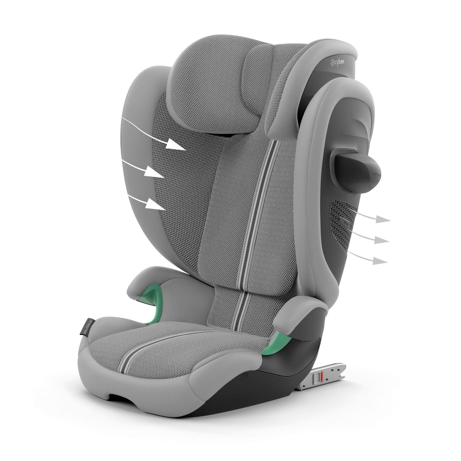 Cybex Solution G2 Plus i-Size Car Seat ISOFIX Stone Grey-Mid Grey