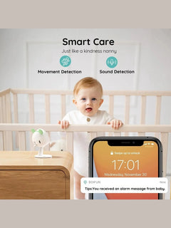 BOIFUN 7SM Smart Baby Monitor | 1080P HD, 2-Way Audio, Auto Screen Switch, App & Monitor Control Biofun Mama's Joy