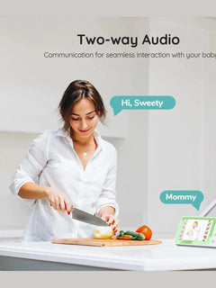 BOIFUN 7SM Smart Baby Monitor | 1080P HD, 2-Way Audio, Auto Screen Switch, App & Monitor Control Biofun Mama's Joy