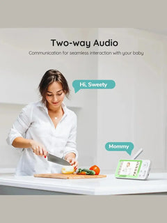 BOIFUN 7SM Smart Baby Monitor | 1080P HD, 2-Way Audio, Auto Screen Switch, App & Monitor ControlMama's Joy