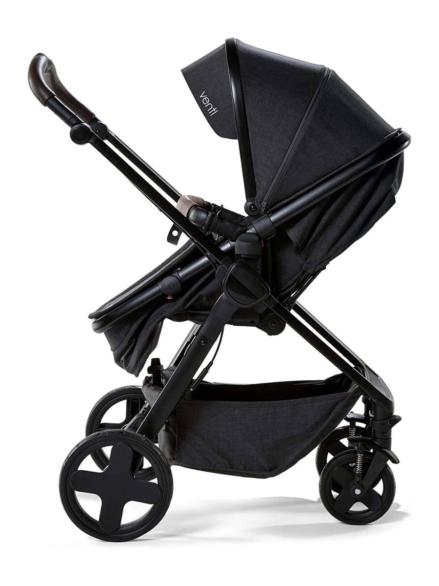 Baby Elegance Venti 2 in 1 Pushchair Stroller Carrycot Travel System- Black Baby Elegance Mama's Joy