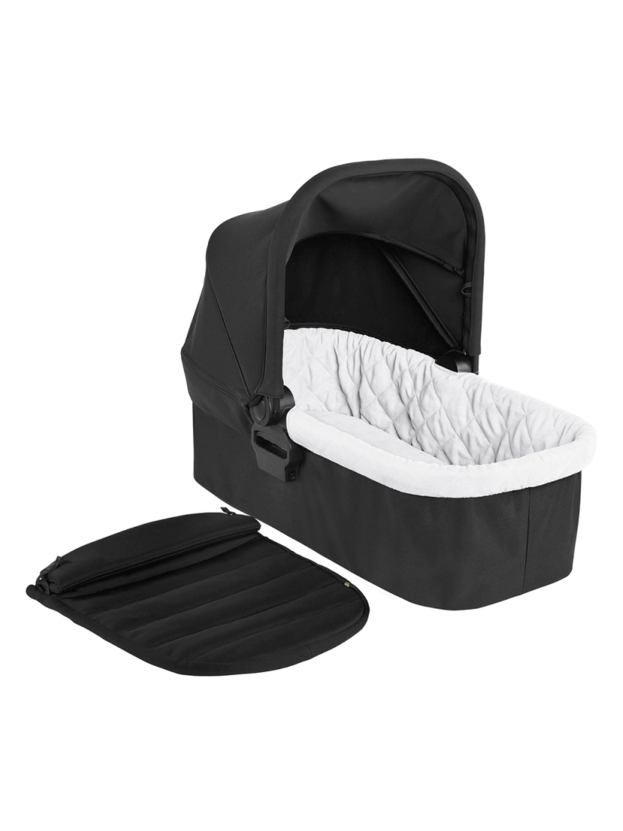 Baby Jogger City Mini 2/GT2 Carrycot – Jet | Quilted Interior, UV50 Canopy, Overnight Sleeping Baby Jogger Mama's Joy