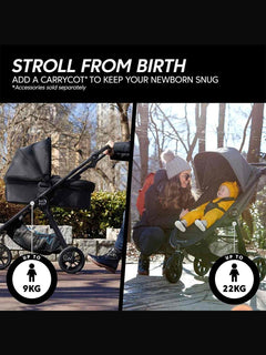 Baby Jogger City Mini GT2 All Terrain Pushchair Birth to 22kg Stone Grey Baby Jogger Mama's Joy