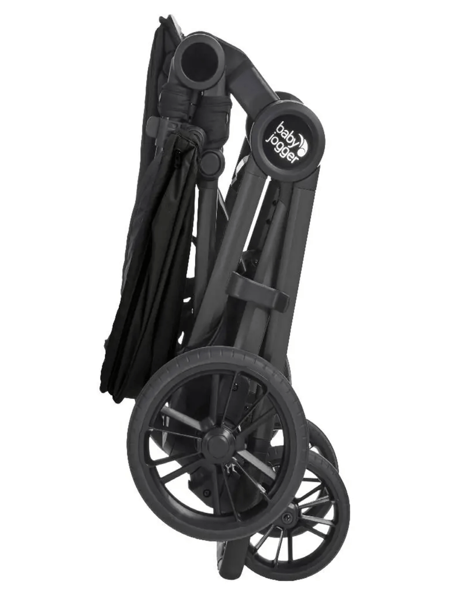 Baby Jogger City Sights Stroller – Compact 4-Wheel Pushchair for Birth to 22kg – Rich Black
