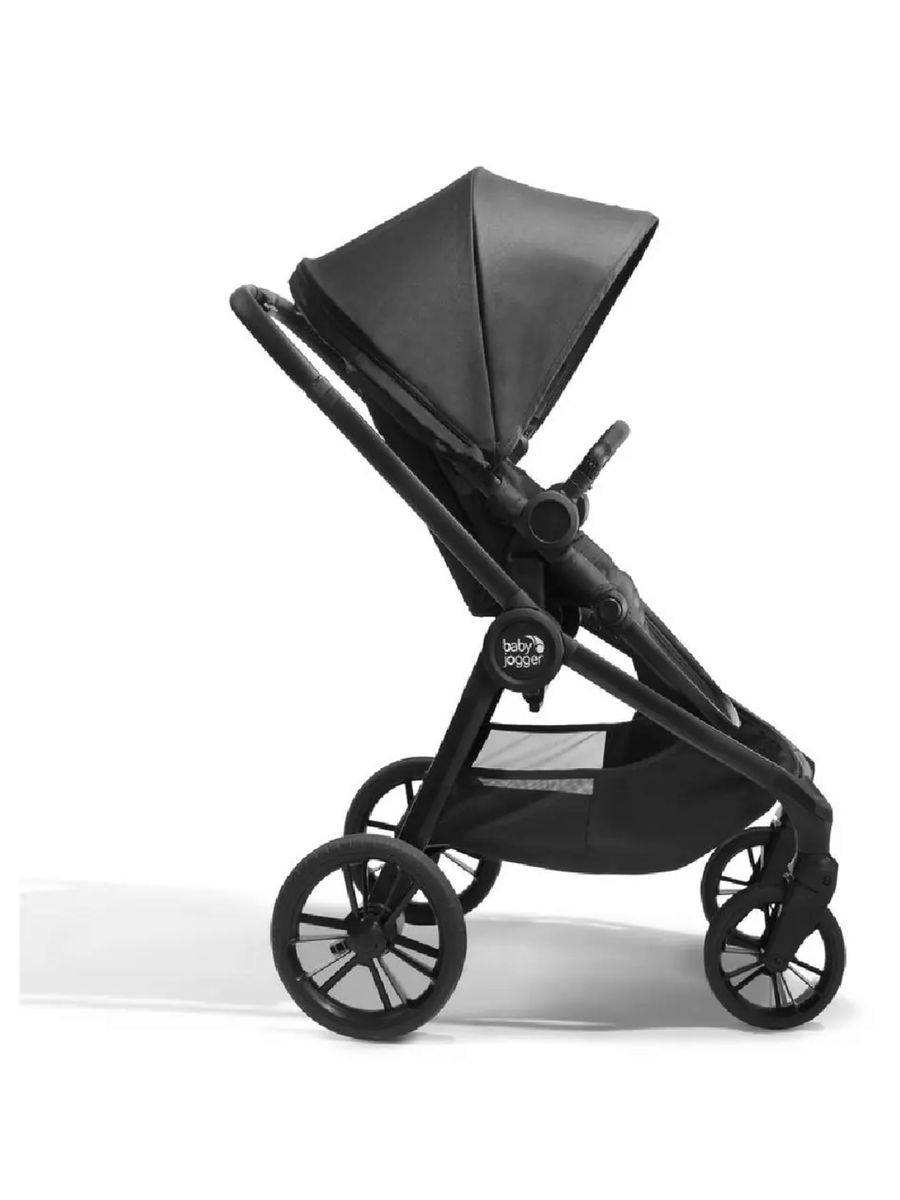 Baby Jogger City Sights Stroller – Compact 4-Wheel Pushchair for Birth to 22kg – Rich Black
