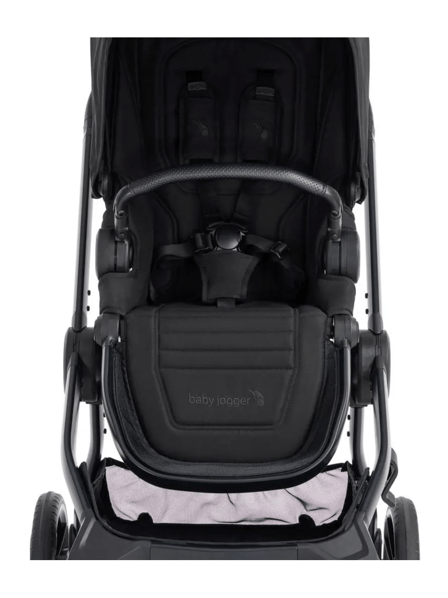 Baby Jogger City Sights Stroller – Compact 4-Wheel Pushchair for Birth to 22kg – Rich Black