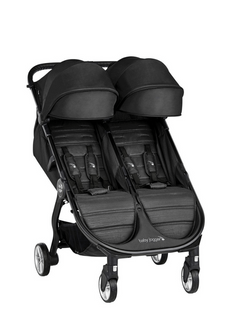 Baby Jogger City Tour 2 Double Pushchair – Pitch Black Baby Jogger Mama's Joy