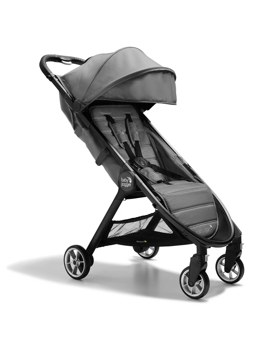 Baby Jogger City Tour 2 Single Compact Stroller Foldable Pushchair Shadow Grey Baby Jogger Mama's Joy