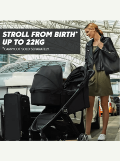 Baby Jogger City Tour 2 Single Compact Stroller Foldable Pushchair Shadow Grey Baby Jogger Mama's Joy