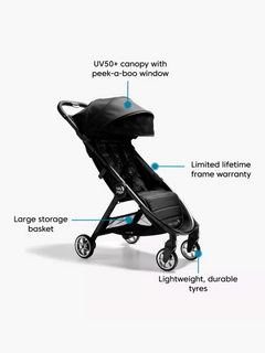 Baby Jogger City Tour 2 Single Compact Stroller Foldable Pushchair Shadow Grey Baby Jogger Mama's Joy