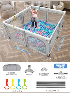 Baby Playpen for Babies and Toddlers Safety Playard with Anti-Collision Foam Einesin Mama's Joy