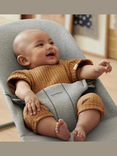 BabyBjorn Bouncer Bliss – 3D Jersey Light Grey | Ergonomic Baby Bouncer & Chair BabyBjorn Mama's Joy