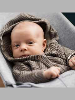 BabyBjorn Bouncer Bliss – 3D Jersey Light Grey | Ergonomic Baby Bouncer & Chair BabyBjorn Mama's Joy