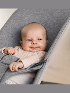 BabyBjorn Bouncer Bliss – 3D Jersey Light Grey | Ergonomic Baby Bouncer & Chair BabyBjorn Mama's Joy