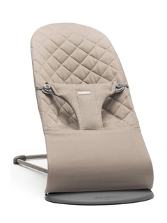 BabyBjorn Bouncer Bliss – Woven, Classic Quilting, Sand Grey BabyBjorn Mama's Joy