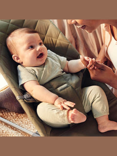 BabyBjorn Bouncer Bliss – Woven, Classic Quilting, Dark Green BabyBjorn Mama's Joy