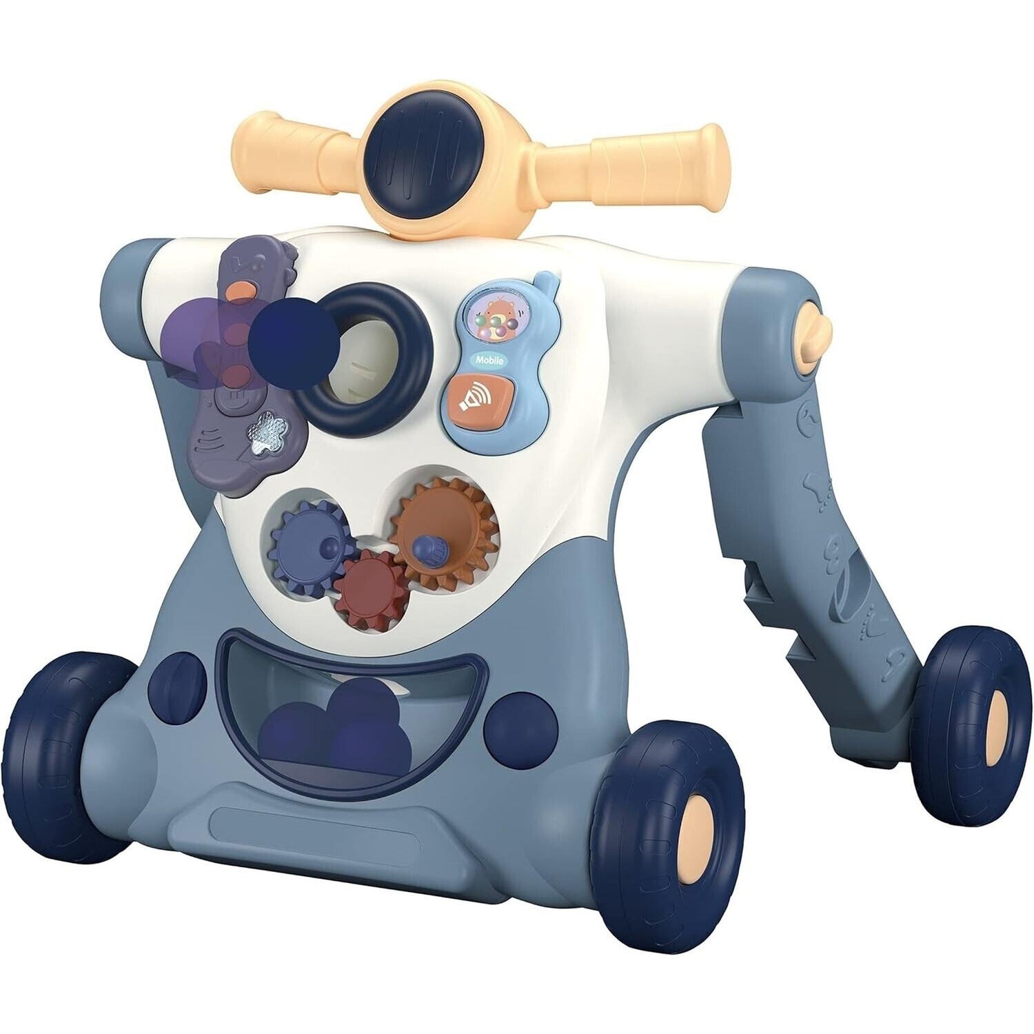 BabyDan Actisteps Walker 4-in-1 Baby Activity Walker in Dove Grey for kids BabyDan Mama's Joy