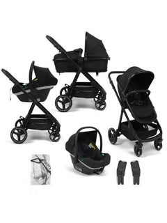 Babylo Origin i-Size 2-in-1 Travel System with EnfaSafe R129 Car Seat – Black BabyLo Mama's Joy