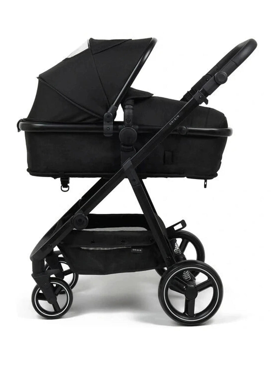 Babylo Origin i-Size 2-in-1 Travel System with EnfaSafe R129 Car Seat – Black BabyLo Mama's Joy