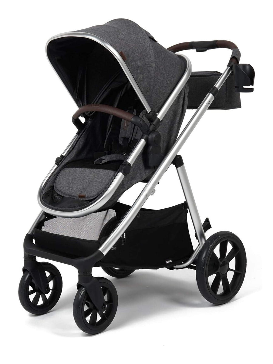 Babylo Zap Travel System Ride-on Board with i-Size Infant Carrier, Silver/Grey BabyLo Mama's Joy