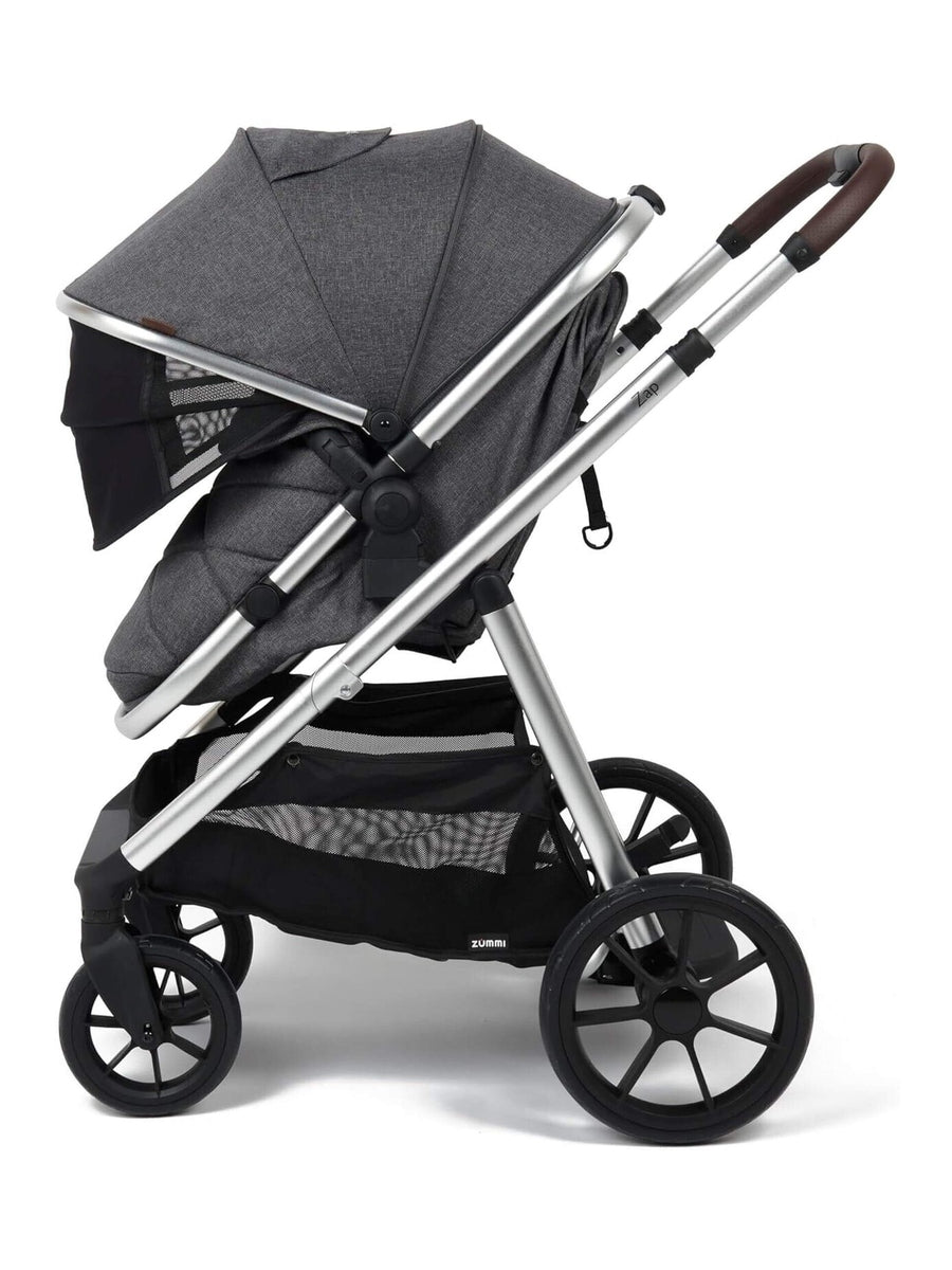 Babylo Zap Travel System Ride-on Board with i-Size Infant Carrier, Silver/Grey BabyLo Mama's Joy