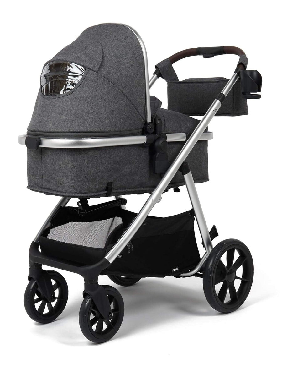 Babylo Zap Travel System Ride-on Board with i-Size Infant Carrier, Silver/Grey BabyLo Mama's Joy