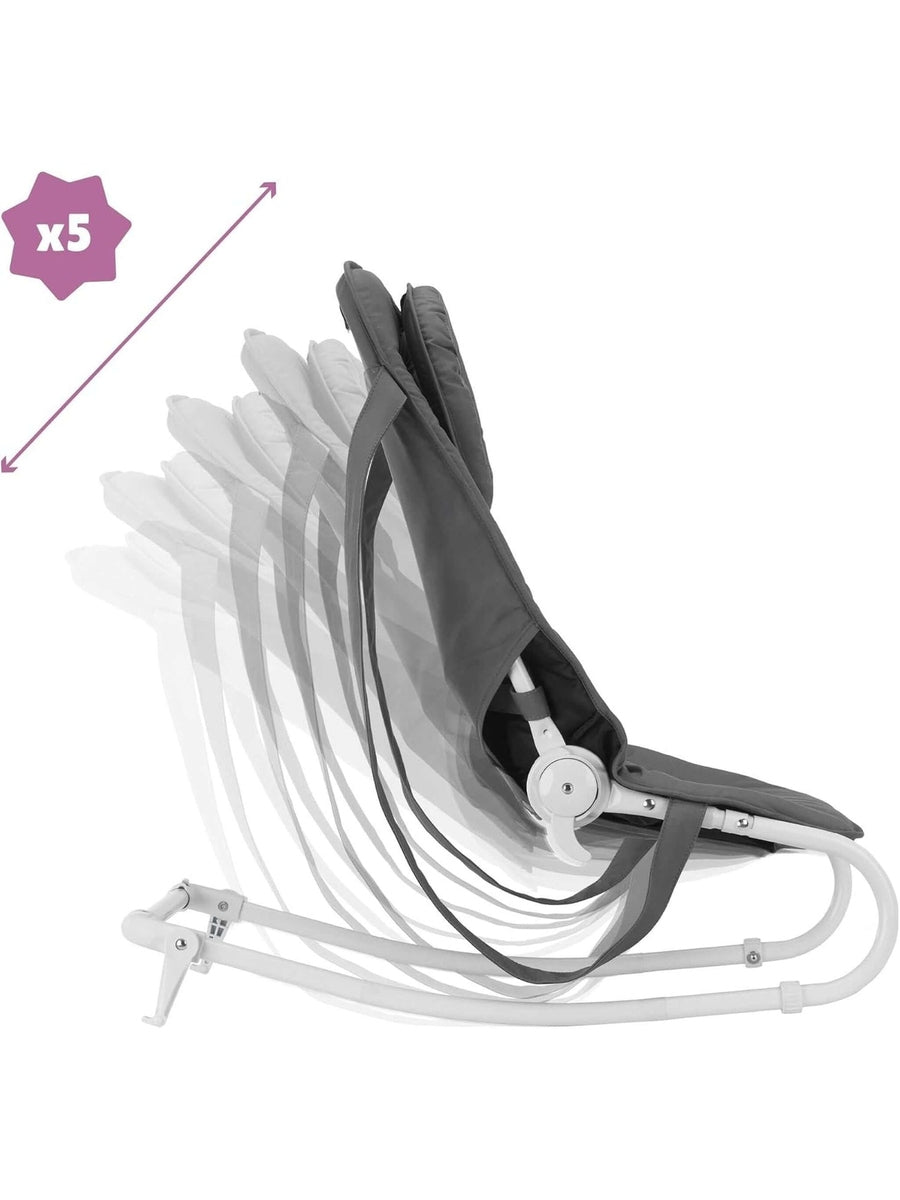 Badabulle Easy Bouncer – 5-Position Recline, Rocker Mode & Toy Bar | Newborn to 9kg Badabulle Mama's Joy