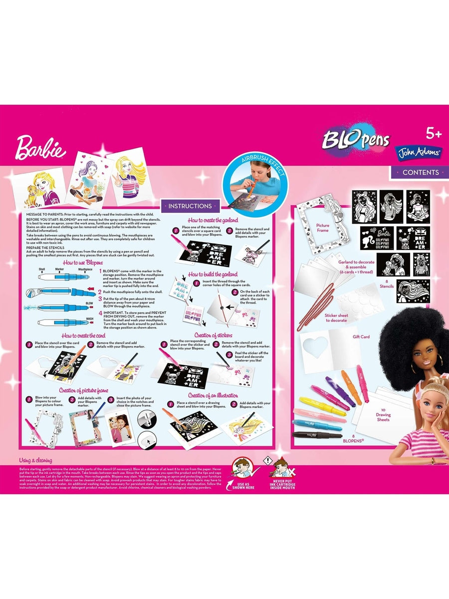Barbie Airbrush Art Studio – Create & Customize with Stunning Effects! John Adams Mama's Joy