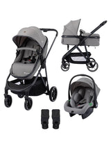 Bebeconfort Breeze Trio 3-in-1 Baby Stroller Travel System – Mineral Grey 0–4 Years Bebeconfort Mama's Joy