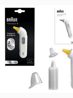 Braun ThermoScan 3 Ear Thermometer IRT3030 Braun Mama's Joy