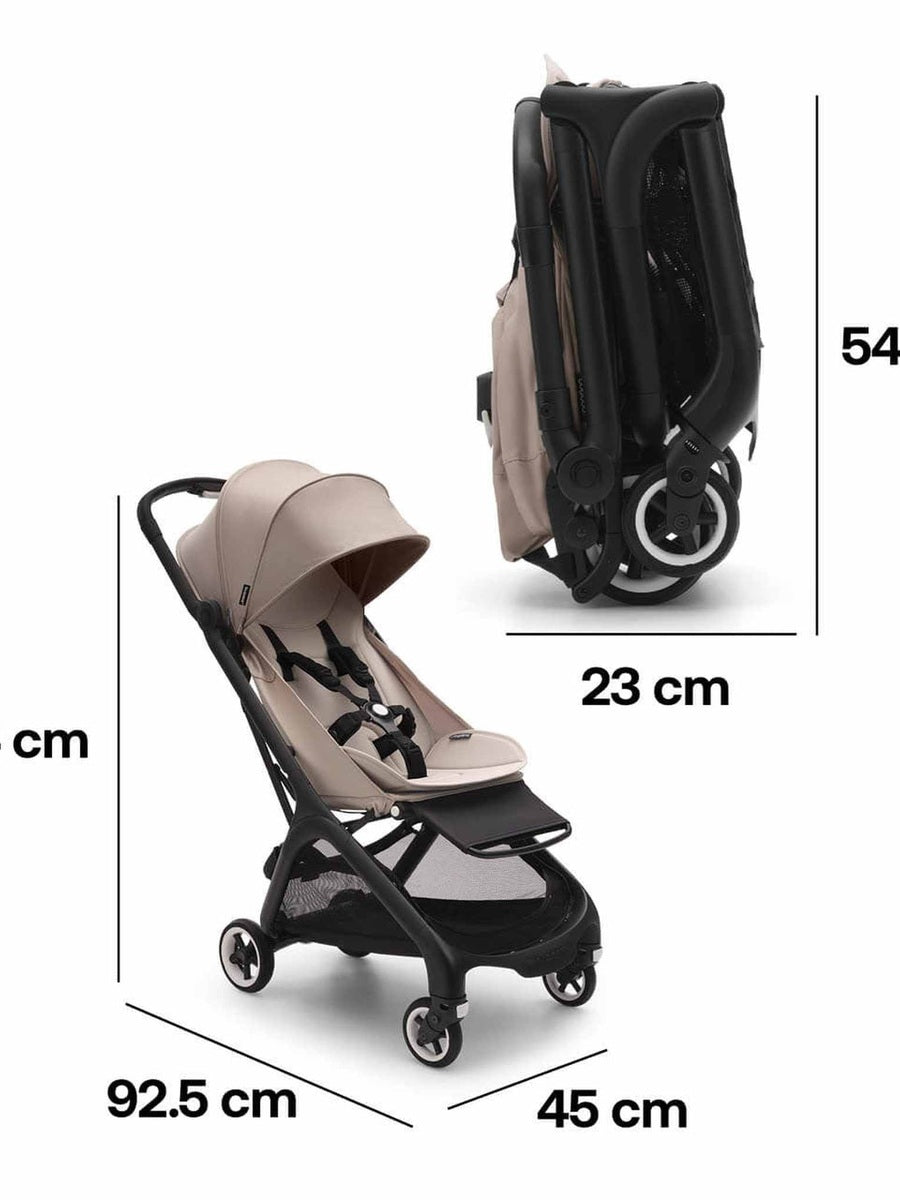 Bugaboo Butterfly Pushchair Ultra Compact City Stroller - Desert Taupe Bugaboo Mama's Joy