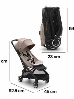 Bugaboo Butterfly Pushchair Ultra Compact City Stroller - Desert Taupe Bugaboo Mama's Joy