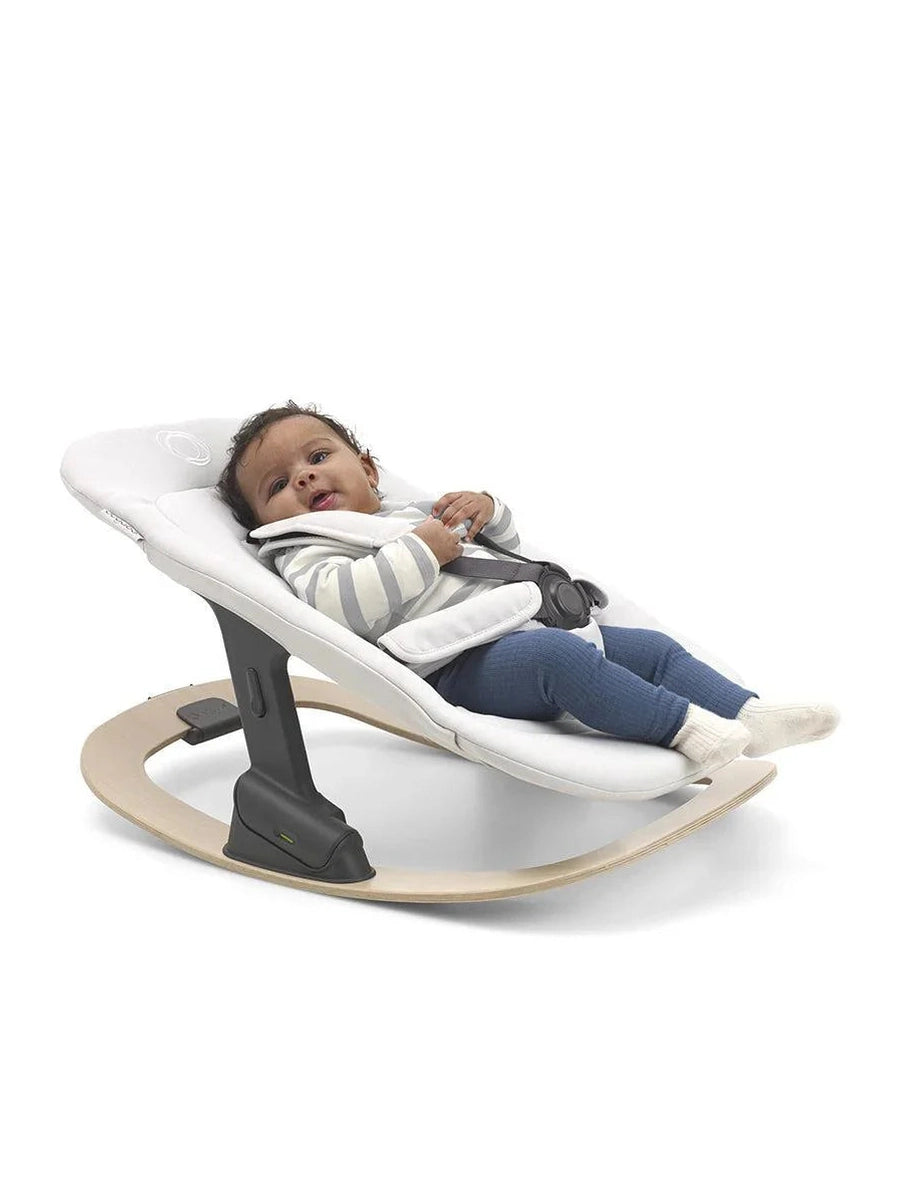 Bugaboo Giraffe Baby Rocker – Polar White | Lightweight, Portable & Sustainable