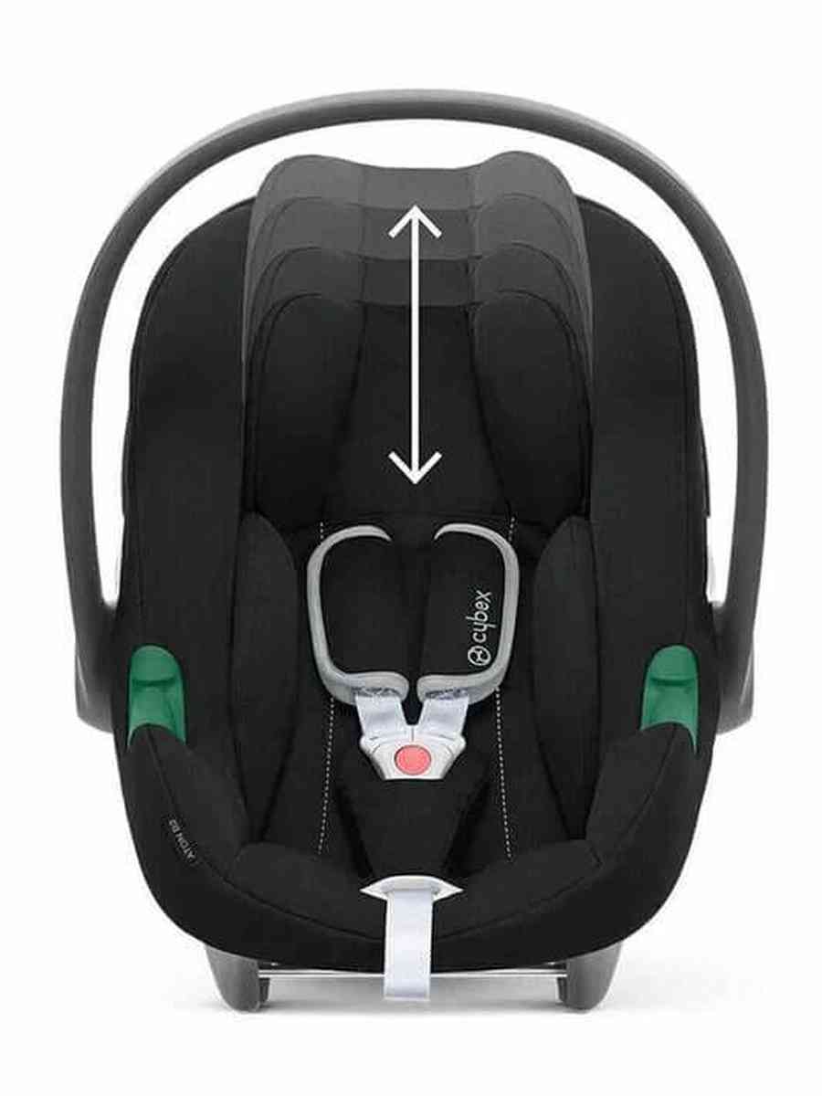 CYBEX Aton B2 i-Size Car Seat Carrier + ISOFIX Base One Volcano Black-Black Cybex Mama's Joy