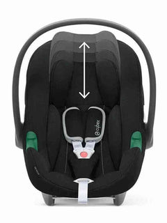CYBEX Aton B2 i-Size Car Seat Carrier + ISOFIX Base One Volcano Black-Black Cybex Mama's Joy