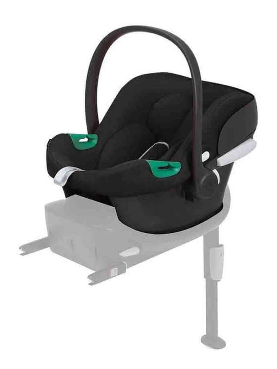 CYBEX Aton B2 i-Size Car Seat Carrier + ISOFIX Base One Volcano Black-Black Cybex Mama's Joy
