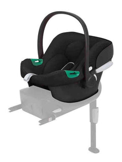 CYBEX Aton B2 i-Size Car Seat Carrier + ISOFIX Base One Volcano Black-Black Cybex Mama's Joy