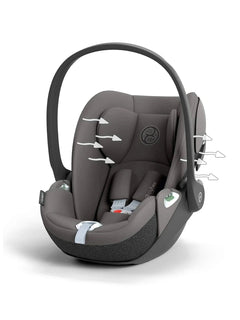 CYBEX Cloud T i-Size Rotating Baby Car Seat – Mirage Grey Cybex Mama's Joy