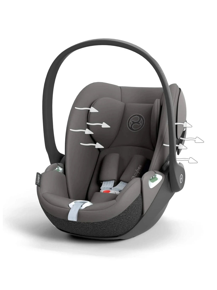 CYBEX Cloud T i-Size Rotating Baby Car Seat – Mirage Grey Cybex Mama's Joy