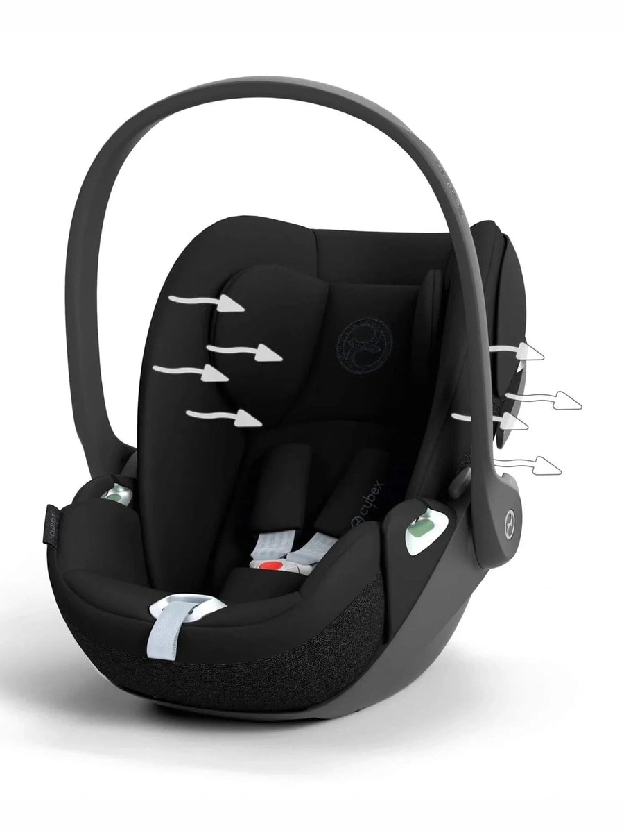 CYBEX Cloud T i-Size Rotating Baby Car Seat - Sepia Black Cybex Mama's Joy