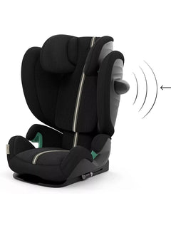 CYBEX Gold Solution G i-Fix Plus Child Car Seat, ISOFIX, i-Size, Moon Black Cybex Mama's Joy