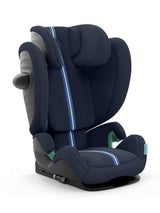 CYBEX Gold Solution G i-Fix Plus Child Car Seat, ISOFIX, i-Size, Ocean Blue-Navy Blue Cybex Mama's Joy