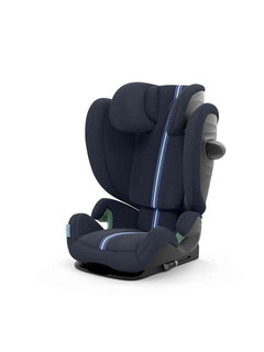 CYBEX Gold Solution G i-Fix Plus Child Car Seat, ISOFIX, i-Size, Ocean Blue-Navy Blue Cybex Mama's Joy