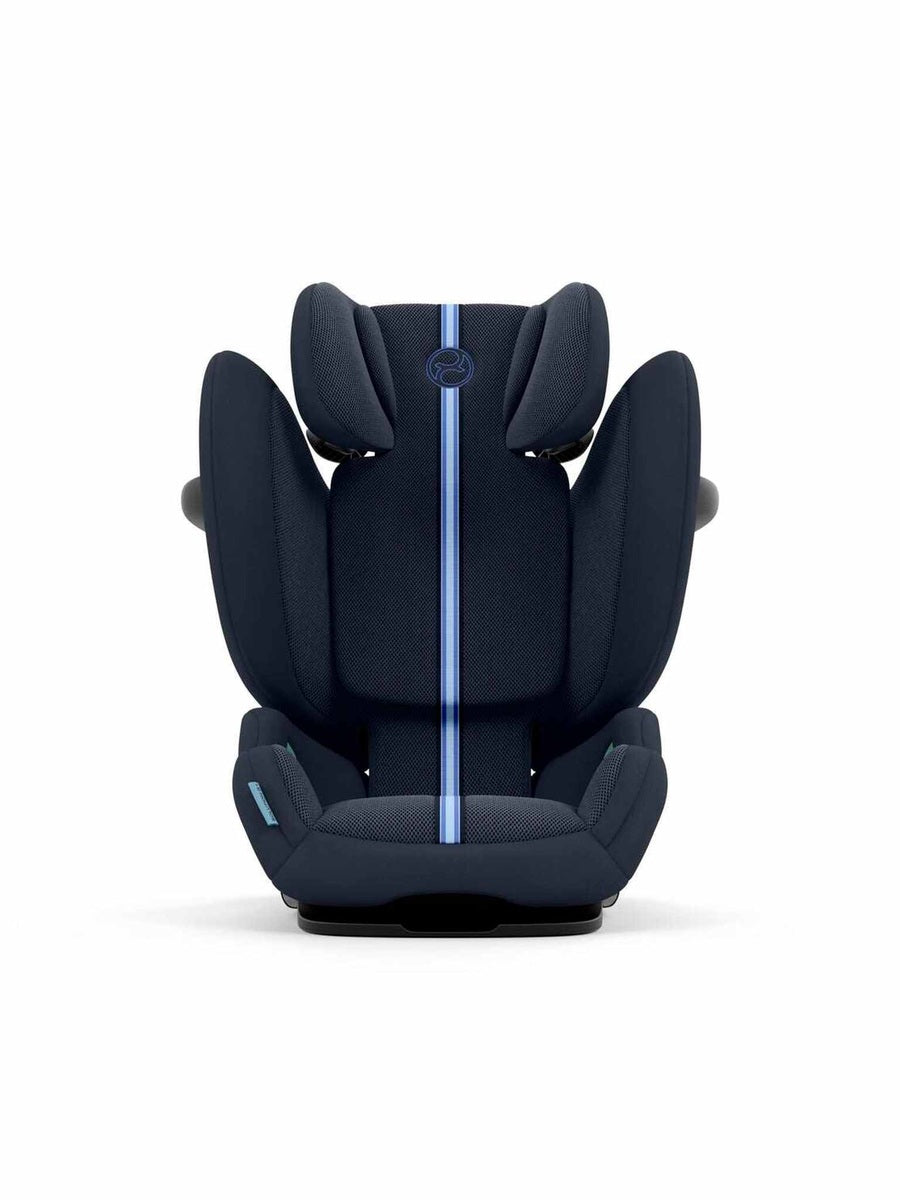 CYBEX Gold Solution G i-Fix Plus Child Car Seat, ISOFIX, i-Size, Ocean Blue-Navy Blue Cybex Mama's Joy