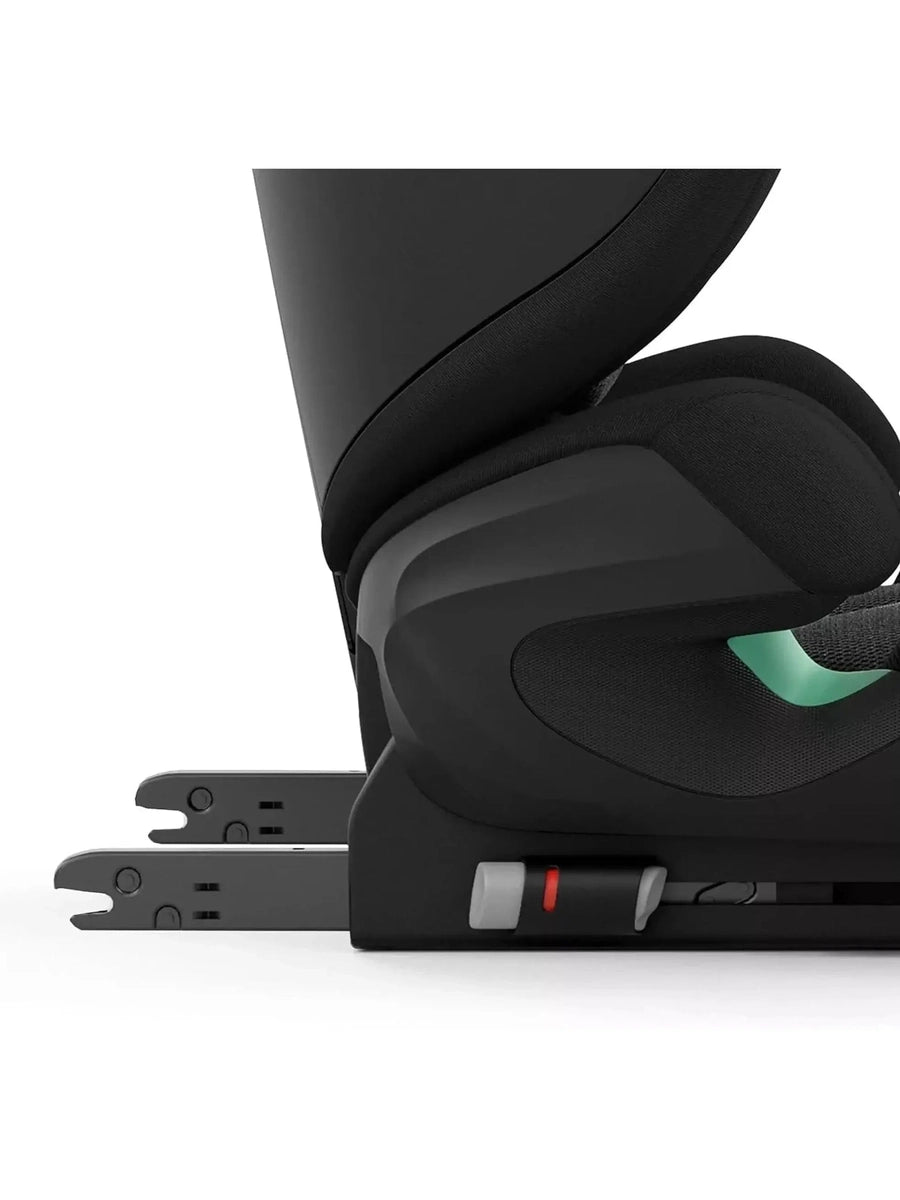CYBEX Gold Solution G i-Fix Plus Child Car Seat, ISOFIX, i-Size, Moon Black Cybex Mama's Joy