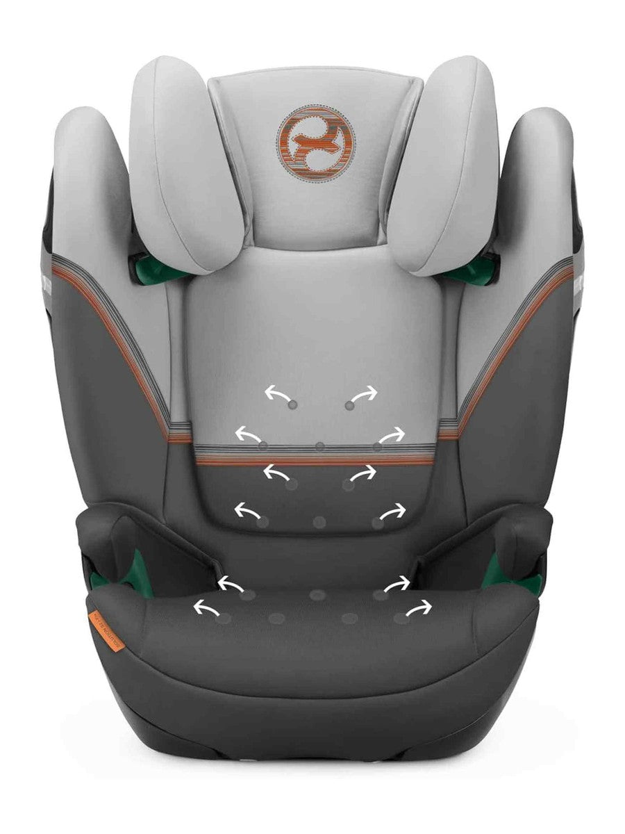 CYBEX Gold Solution S2 i-Fix Car Seat ISOFIX i-Size - Lava Grey/Mid Grey Cybex Mama's Joy