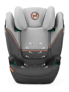 CYBEX Gold Solution S2 i-Fix Car Seat ISOFIX i-Size - Lava Grey/Mid Grey Cybex Mama's Joy