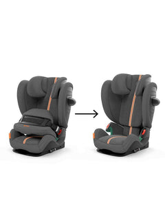 CYBEX Pallas G i-Size Plus Car Seat Lava Grey-Mid Grey Cybex Mama's Joy