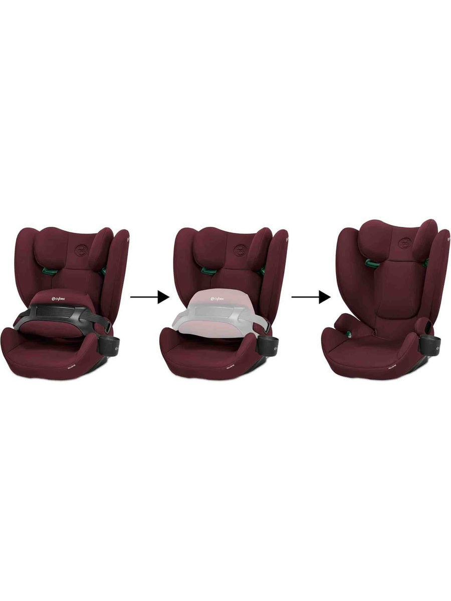 CYBEX Silver Pallas B2 i-Size ISOFIX Car Seat Rumba Red-Dark Red Cybex Mama's Joy
